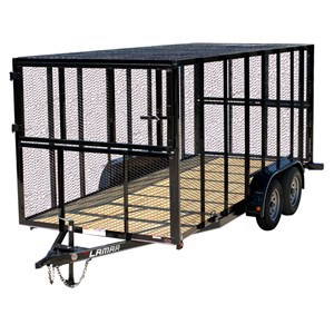 16' Trash Trailer With Cage